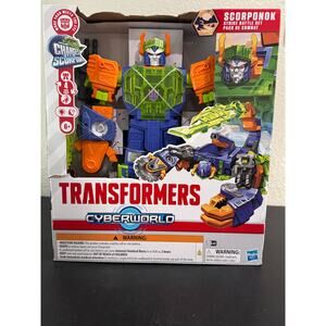 Transformers Cyberworld Scorponok Strike Battle Set 14" Action Figure NEW